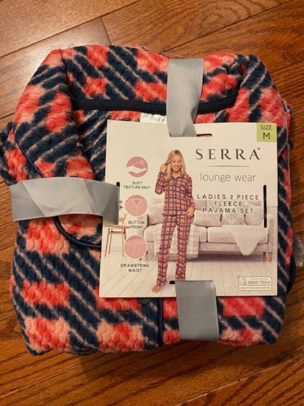 New Ladies SERRA 2 Piece Pajama Set Size M